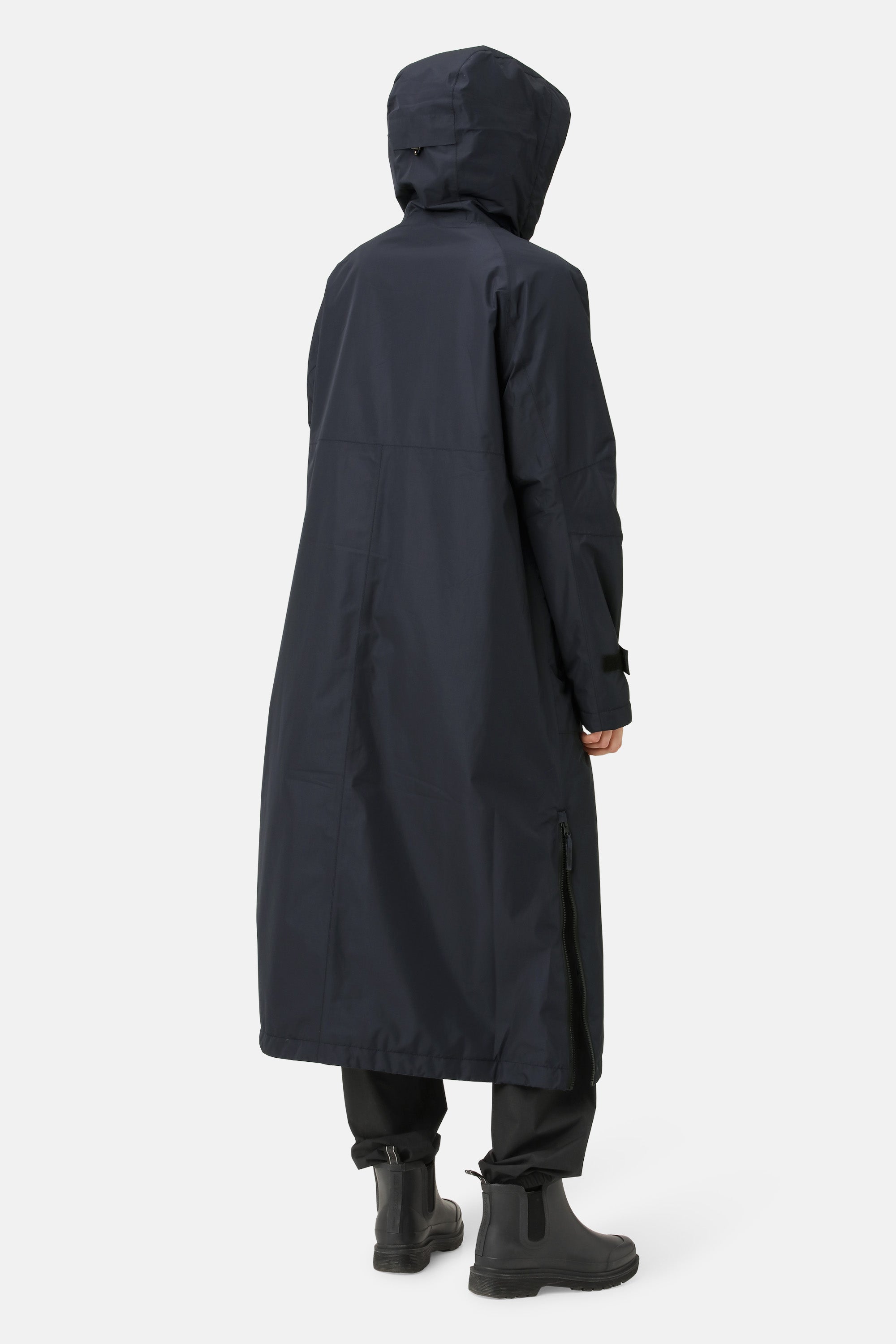 Ilse Jacobsen Hornbæk Rain Eco Finished long Raincoat Raincoat 660 Dark Indigo
